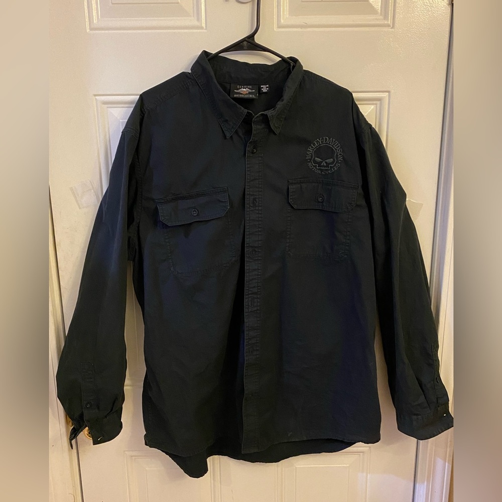 Harley Davidson long sleeve button up. 2XL